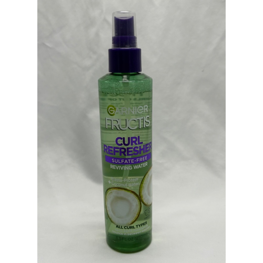 Garnier Fructis Curl Refresher Reviving Water Spray 8.5 Fl‎ Oz New